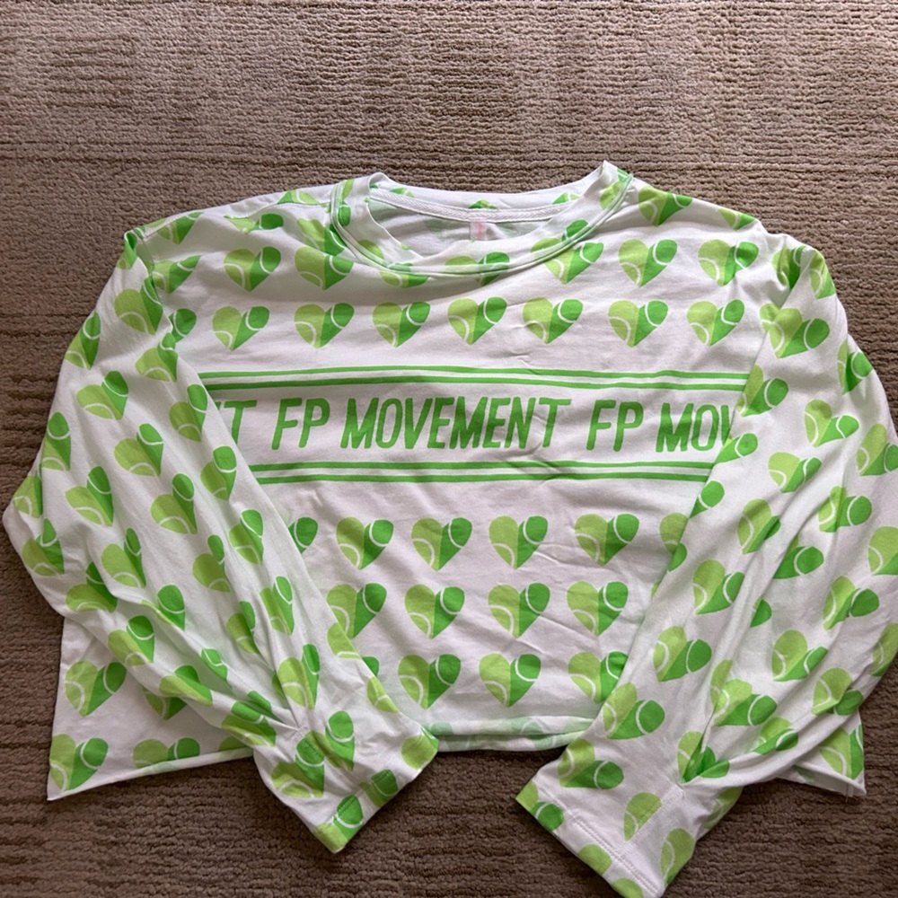 Cropped free people movement top